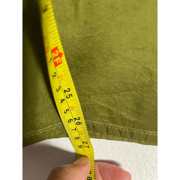 Christiane Celle Calyps Womens Halter Knee Length Shift Dress Green Silk Sz XS - Picture 6 of 11